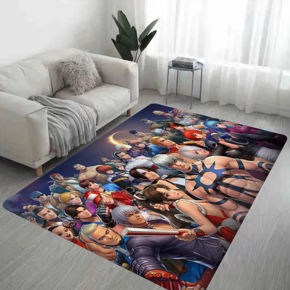 King of Fighters Floor Mat Bathroom Mat Kids Room Bedroom Decoration Balcony Anti-Slip Doormat Living Room Welcome Rug