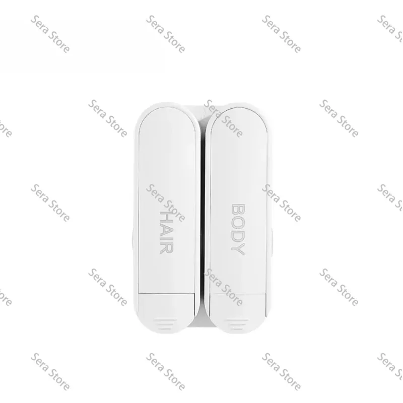 Modern Manufacturer Wall Mount Hotel Bathroom Soap Dispenser Set, 2 in 1 Double Soap Dispenser