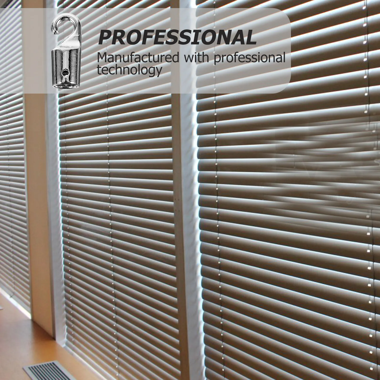 

4Pcs Solid Metal Blind Rod Hook Exquisite Craftsmanship Versatile Accessory Blind Wand Replacements Home Decor