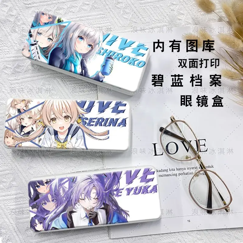 Anime Blue Archive Eyewear Case Takanashi Hoshino Cosplay Myopia Glasses Sunglasses Storage Box Fashion Glasses Case