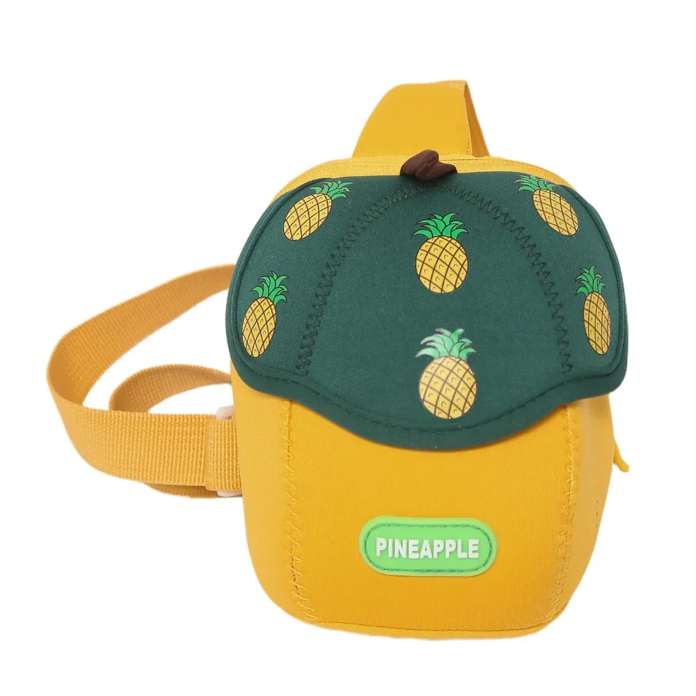 

Сумка для хранения, детский рюкзак с клубникой, тканевый детский рюкзак с фруктами, милая студенческая нагрудная сумка с героями мультфильмов, детская сумка