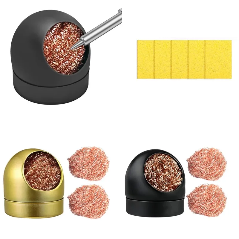 

Cleaning ball Soldering iron tip cleaner Cleaning sponge Wire rack steel ball detinner Soldering iron tip cleaning tool