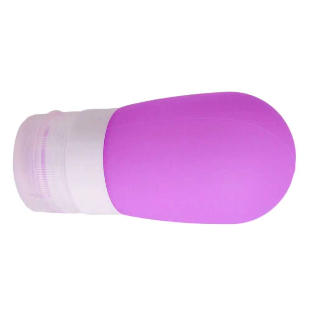 80ml シリコーン トラベル パッキング ボトル ローション シャンプー バス コンテナー ブルー