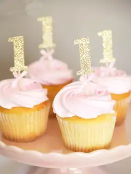 10 pièces-plugs de gâteau d'anniversaire, fêtes d'anniversaire, décorations de fête, décorations de mariage