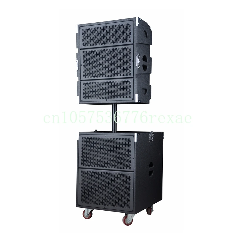 

Power Stage Conference Auditorium Speaker with Trolley and Wheels 15" Array Line Powerful Subwoofer No Distortion Hifi Big