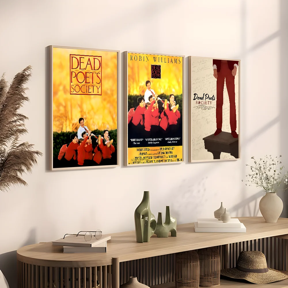 1pc D-Dead Poets Society Movie Cool Classics Poster Wall Art Painting Study Nordic Home Decor