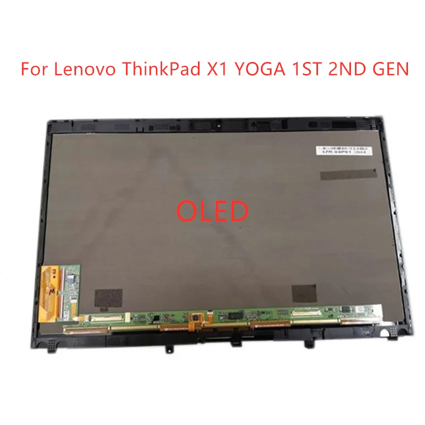 

01AW977 01AX899 OLED Touch Screen Replacement Assembly For Lenovo ThinkPad X1 YOGA 1ST 2ND GEN 20FQ 20FR 20JD 20JE 20JF 20JG