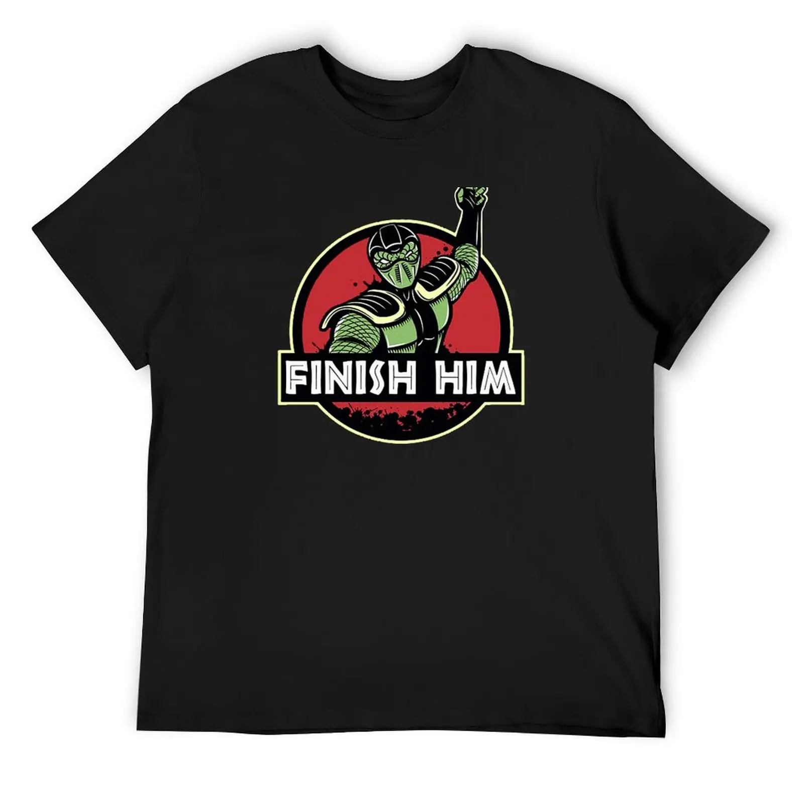 Reptile finish him T-Shirt rapper graphic tees customs design your own mens shirts graphic tee