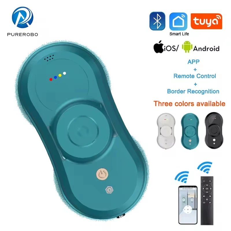 

Робот-очиститель окон Purerobo W-R1 Smart APP Control Автоматическая очистка стекла Высокая мощность всасывания Вакуумная очистка окон робототехника