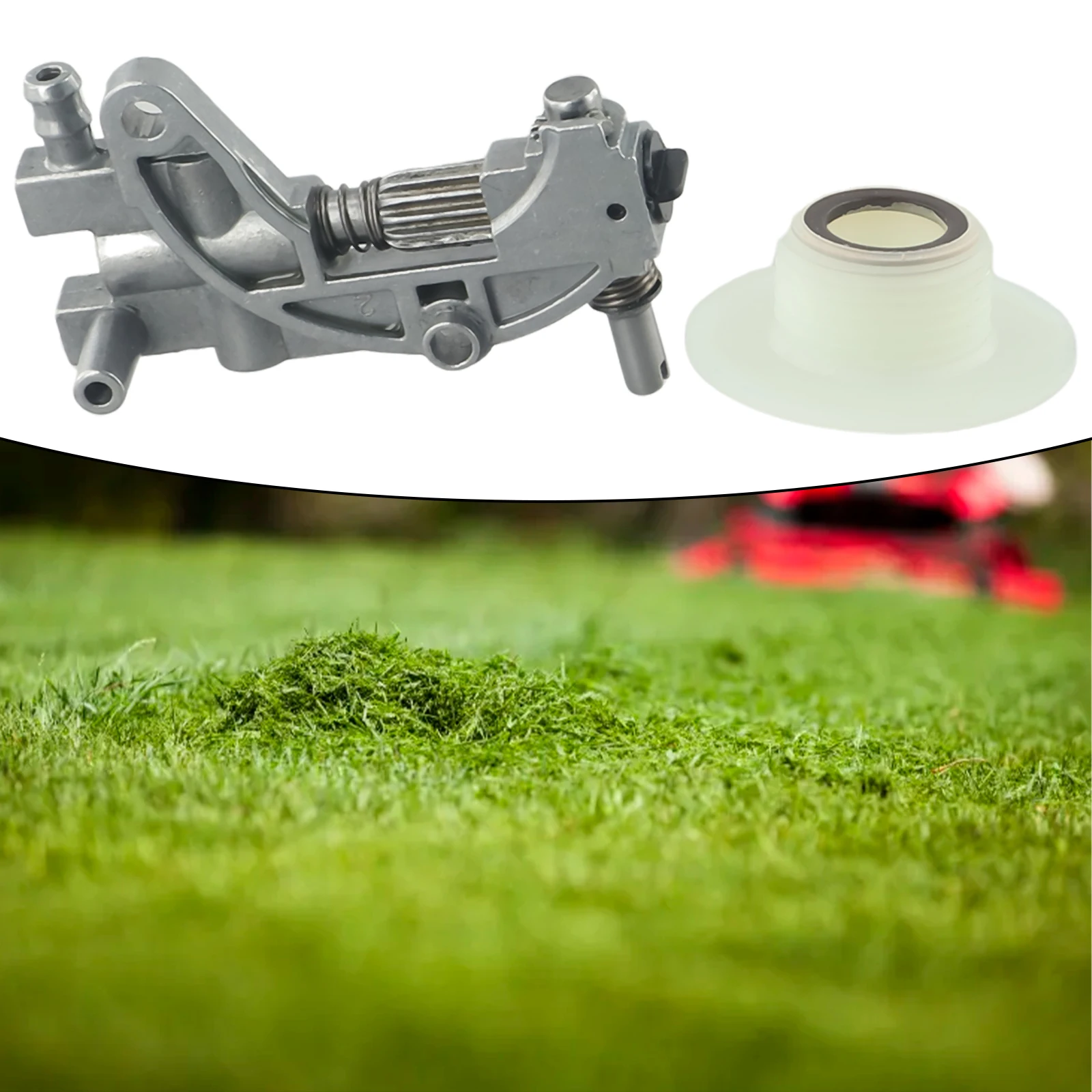 Chinese Chainsaw Oil Drive Pump Worm Gear Kit, Long lasting and Exquisite Design, Suitable for 5200 4500 5800 52cc 45cc 58cc