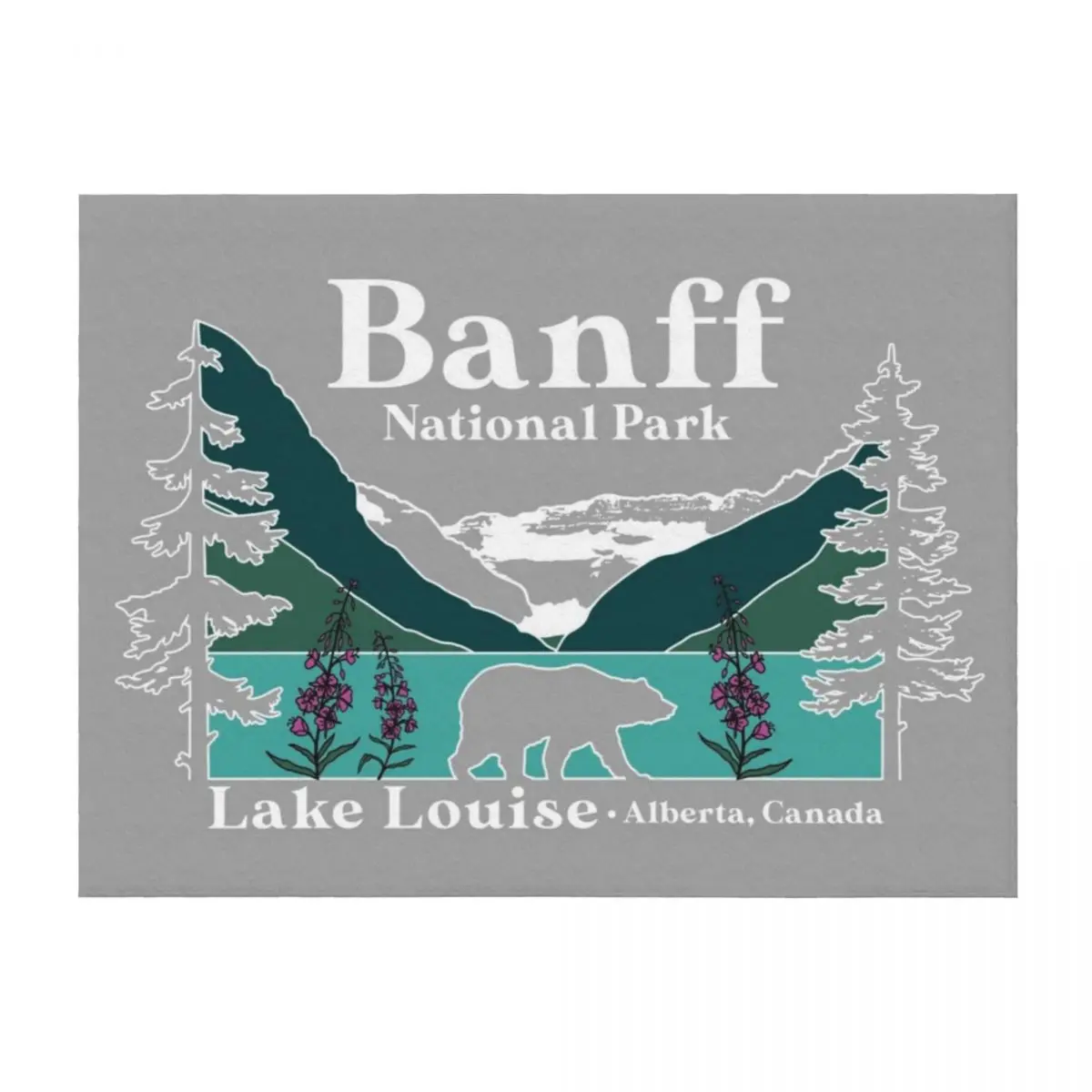

Banff National Park Throw Blanket wednesday Soft Big Thin Softest Blankets