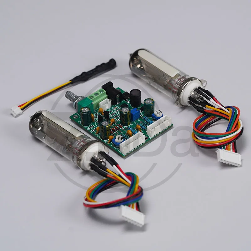 

6E2 Cat Eye Electron Tube Dual-Channel Music Rhythm Fluorescent Indicator Drive Board Radio Amplifier Upgrade Kit