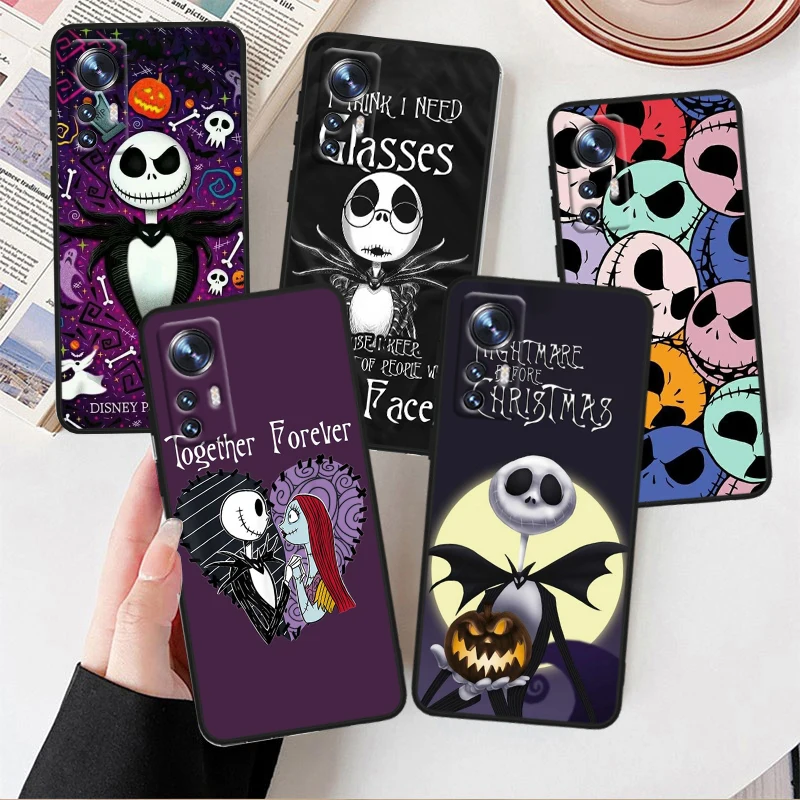 Night Before Christmas For Xiaomi Mi Note 10T 10S 10 9T 9 SE 8 CC9E A3 5G Lite Pro Soft Silicone Black Phone Case