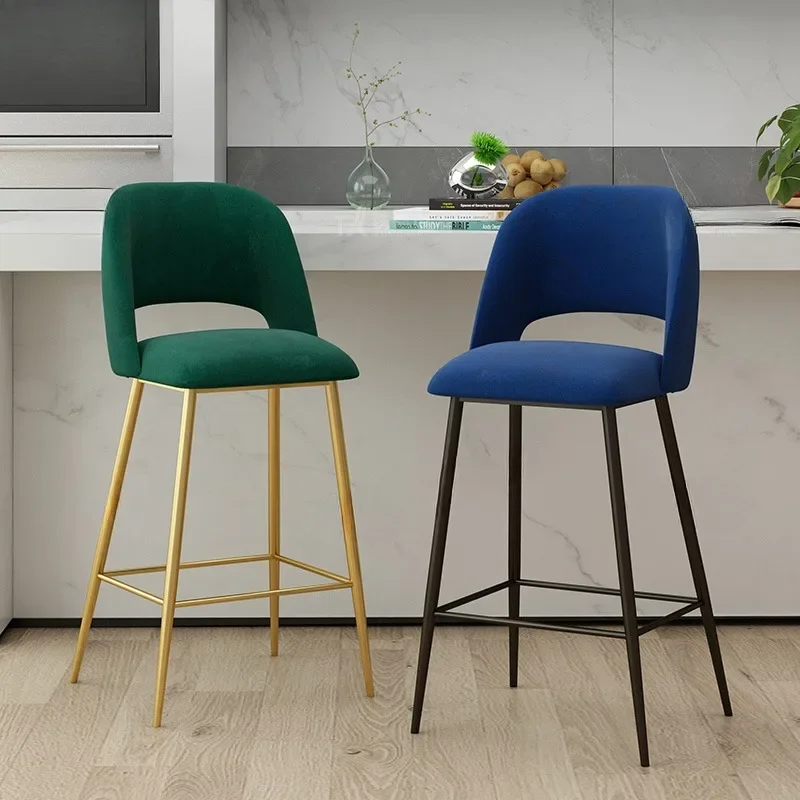 High Chair Bar Banks Home Mid-century Chairs For Living Room Kitchen Counter Stool Wooden Plastic Stools Luxury Furniture Garden