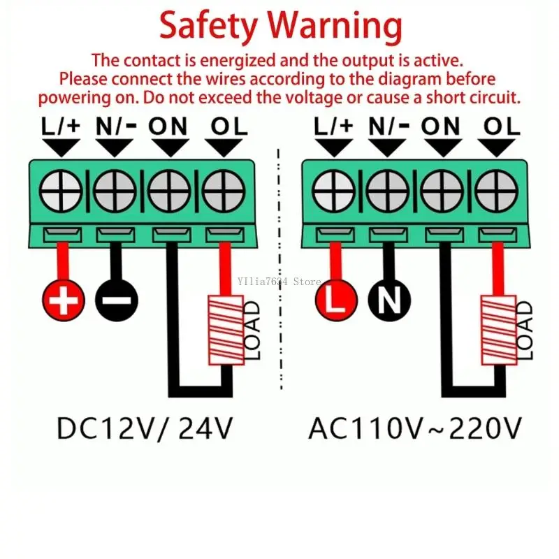 

Timer Control Module Digital Time Delay Module Countdown Timer On Off Switches Relays 1 Channel Time Controller Delay
