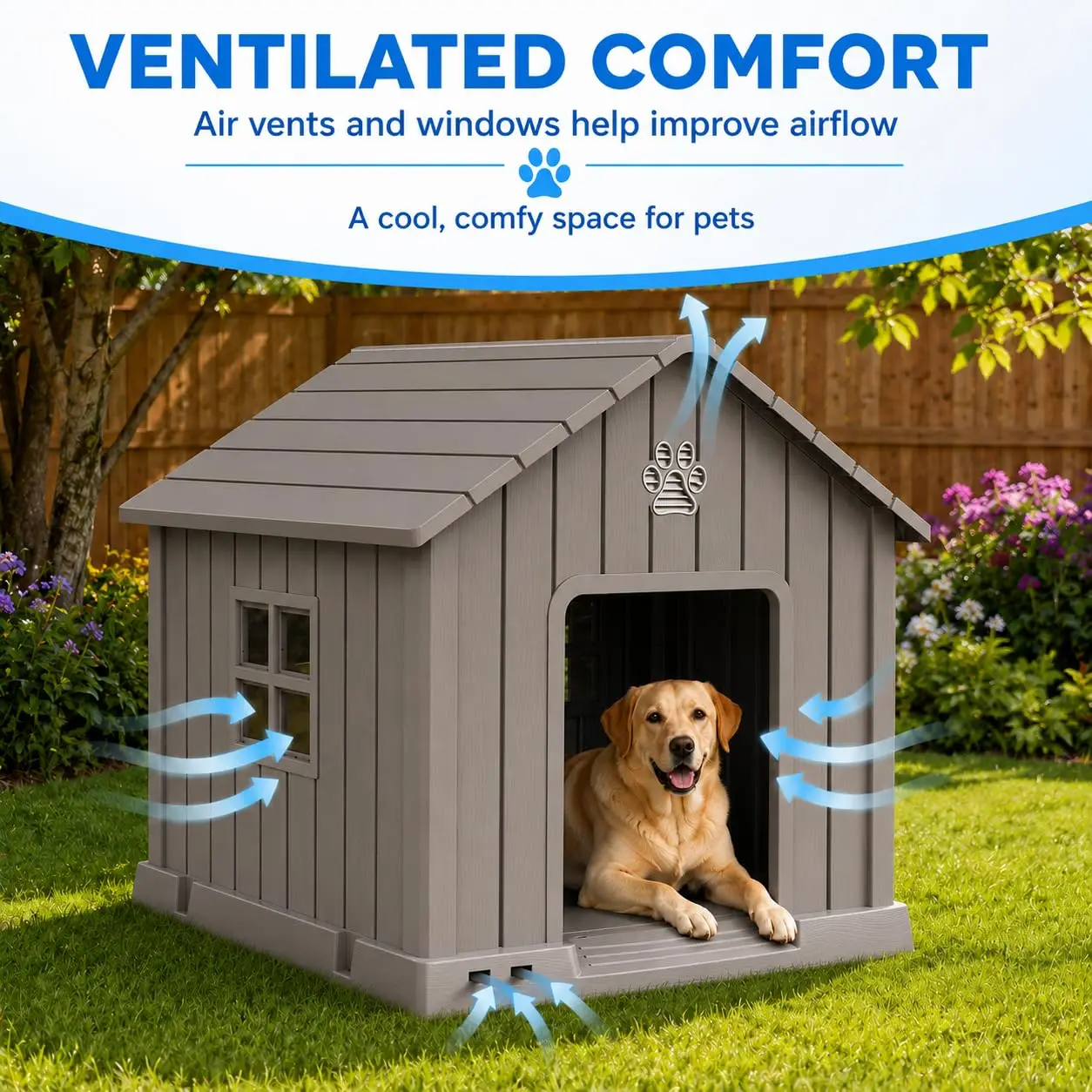 Large Outdoor Dog House 41