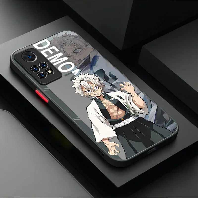 Anime Demon Slayer Schokbestendig Case voor Xiaomi Redmi A5 A4 A3 A3X A2 A1 Plus 13X Redmi K70 Ultra K70E K60 K50 K40 K40S K30 K20