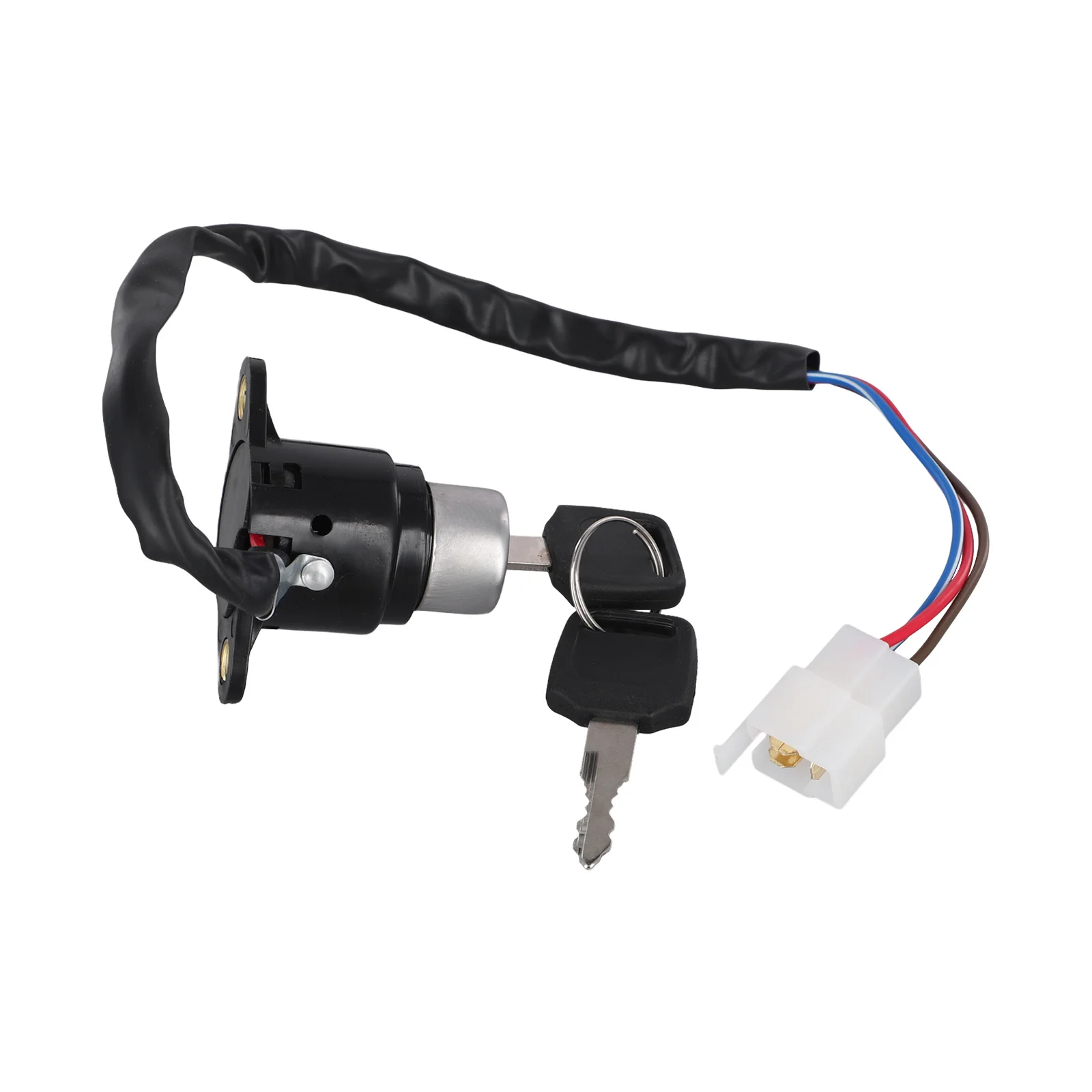 1pcs Silver Metal Ignition Key Switch Fits For Honda Shadow VT 1100 C C2 C3 OEM Number 35100-MCK-A00 Motorcycle Key