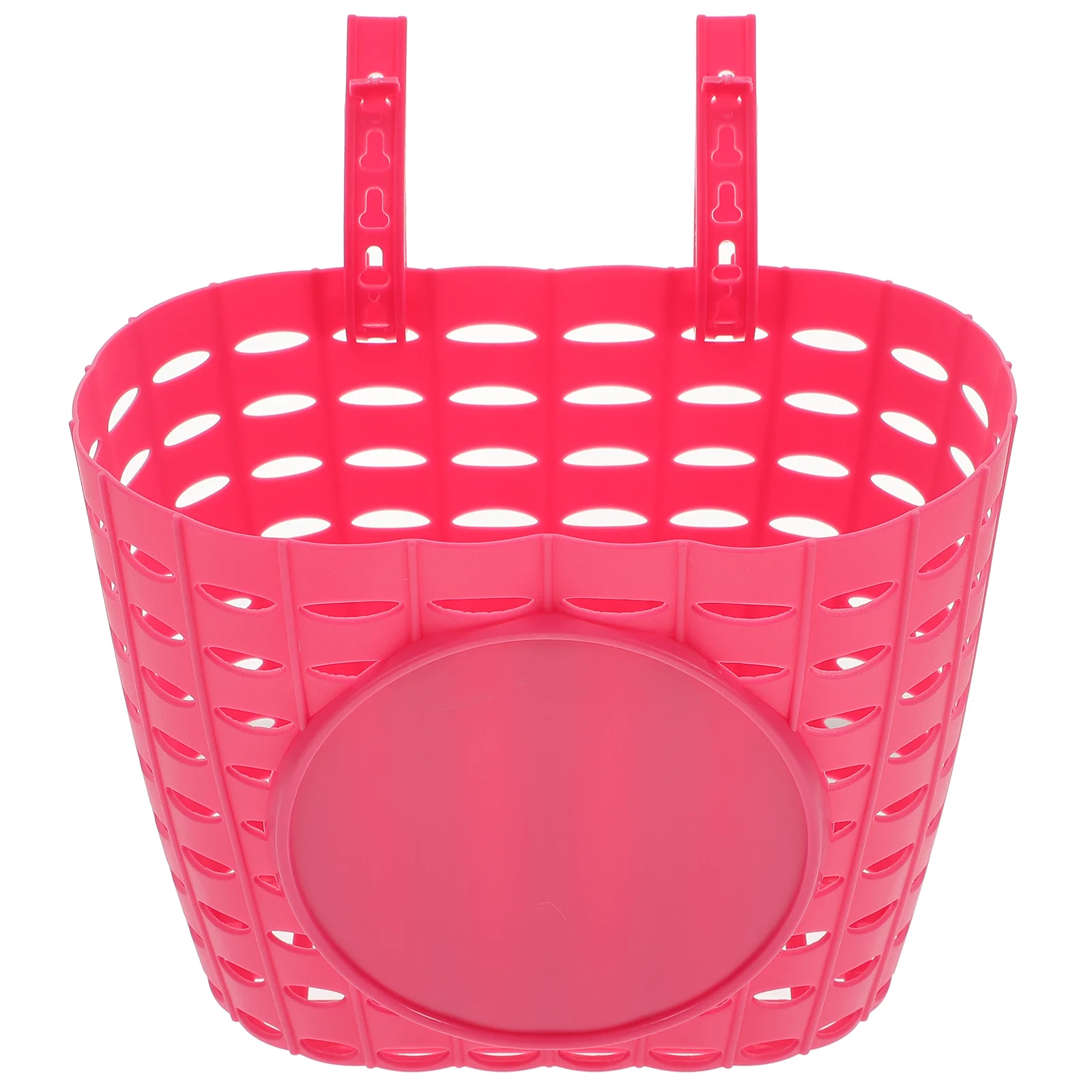 1pc Plastic Children Basket Detachable Bike Storage Basket for Kids Bike(Pink) bike basket plastic bike basket