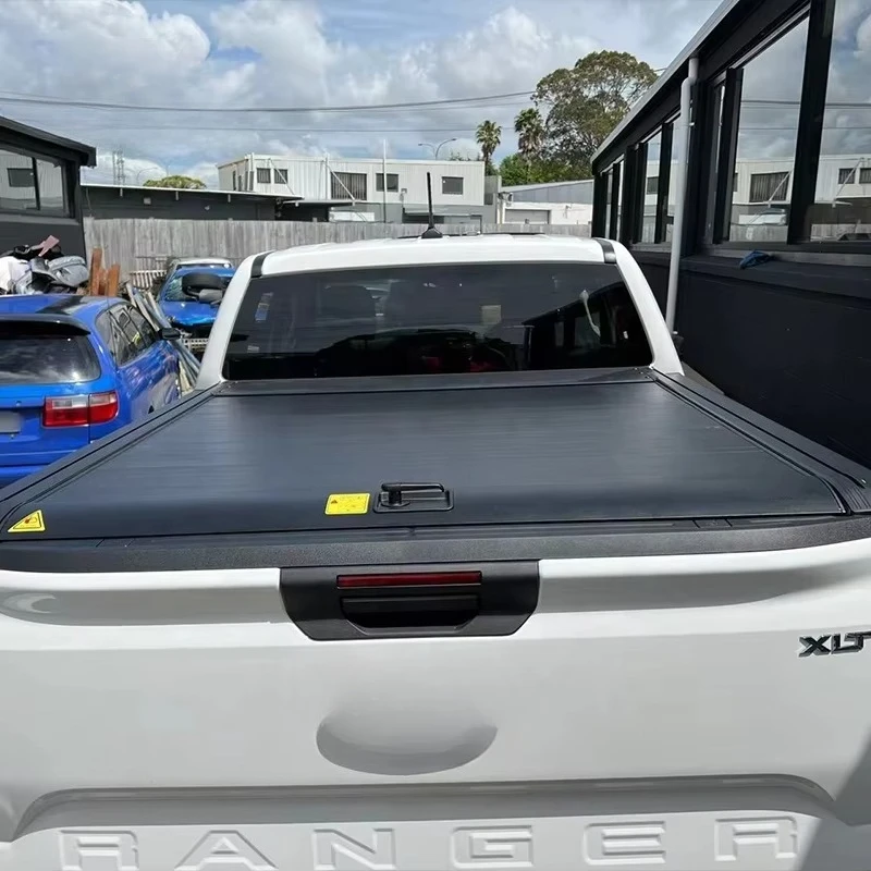 Retractable Hard Truck Bed Tonneau Covers 4X4 Pickup Roll up Roller Lid Shutter Cover for ford Ranger Next Gen Tonneau XLT