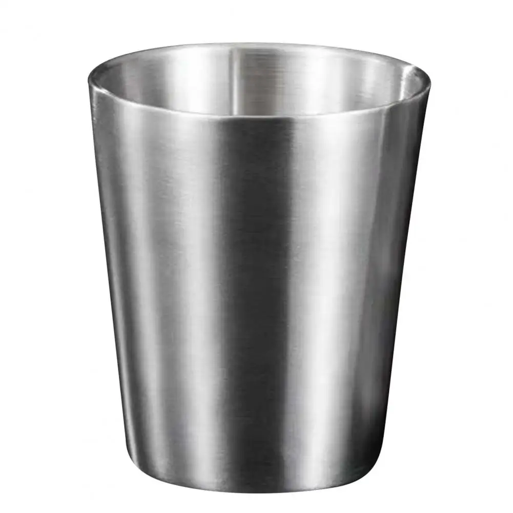 175ml/300ml Wine Cups Stainless Steel Metal Beer Cup Heat Insulation Drinking Coffee Cup Coffee Tumbler Milk Mugs Drinking Cup