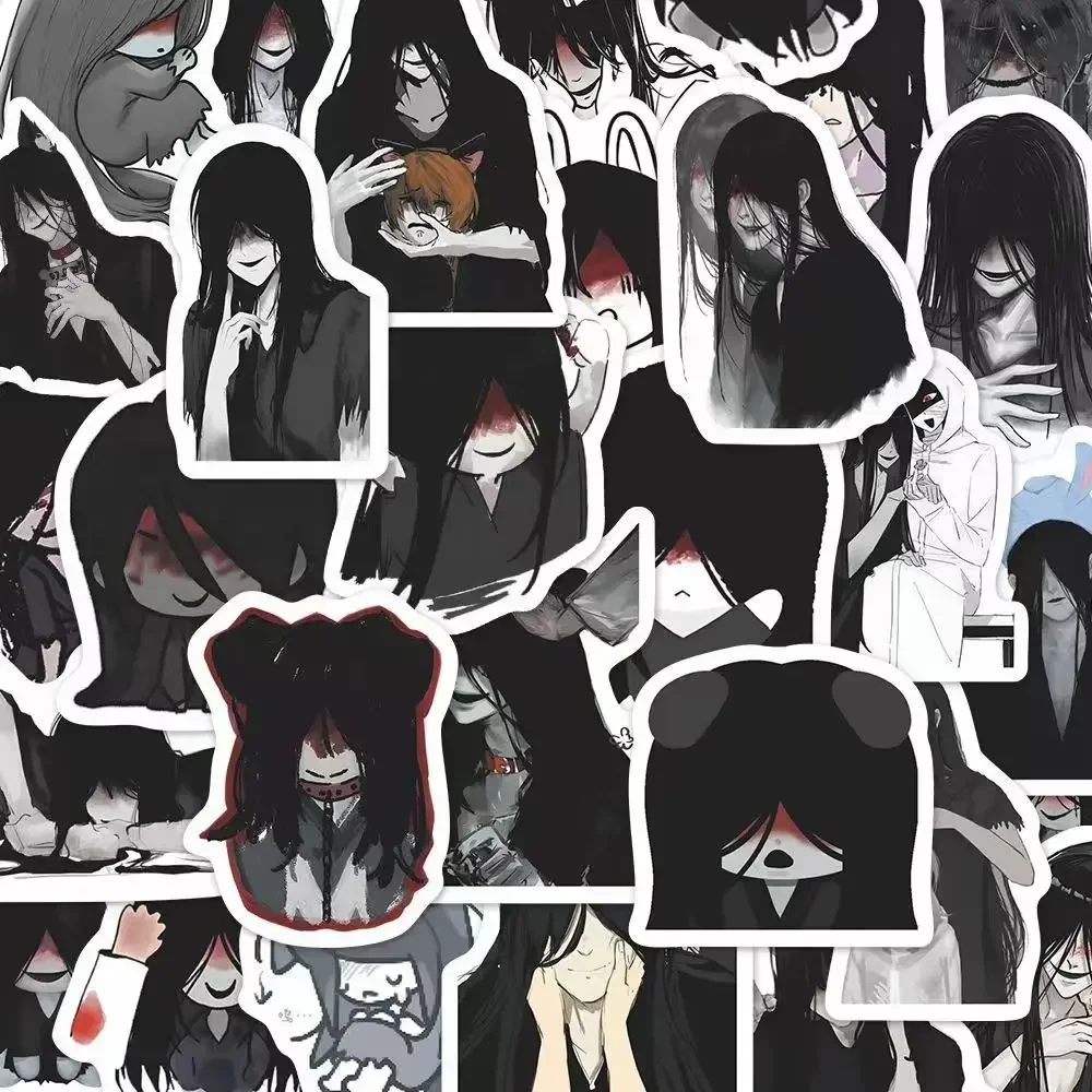 100 шт. Homicipher Pack, смешанный аниме-автомобиль для ноутбука, скейтборда, коврик для велосипеда, мотоцикла, PS4, телефон, большая наклейка, ПВХ, гитара, холодильник