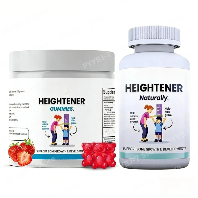 

Капсулы и жевательные конфеты для здоровья костей, натуральная добавка для роста для детей, подростков и взрослых, для повышения прочности костей, 60 капсул