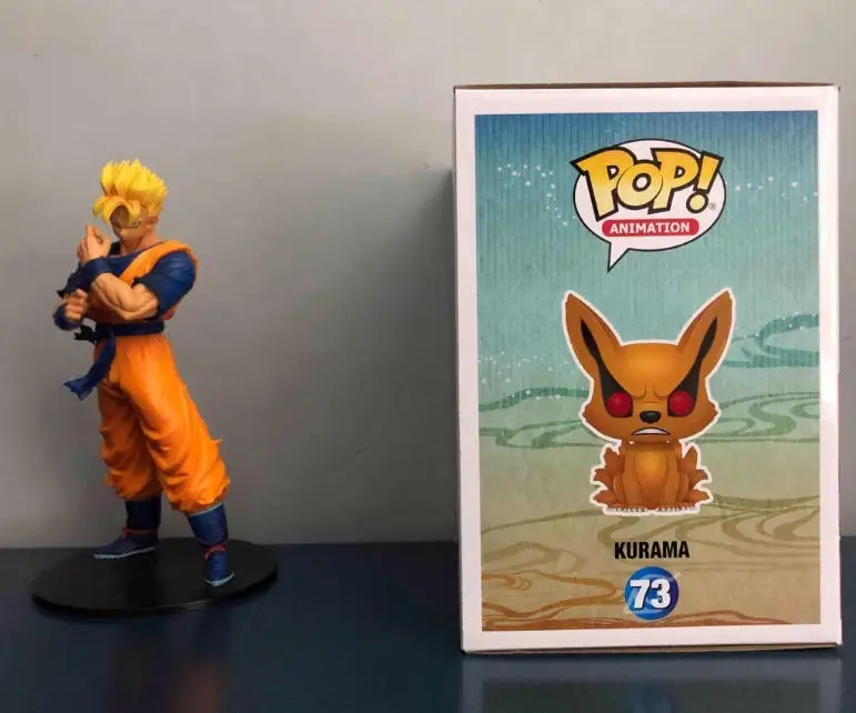 La última llegada FUNKO POP Naruto Shippuden Kurama modo Kurama 97 Kurama 73 figura de acción de vinilo juguetes coleccionables regalos