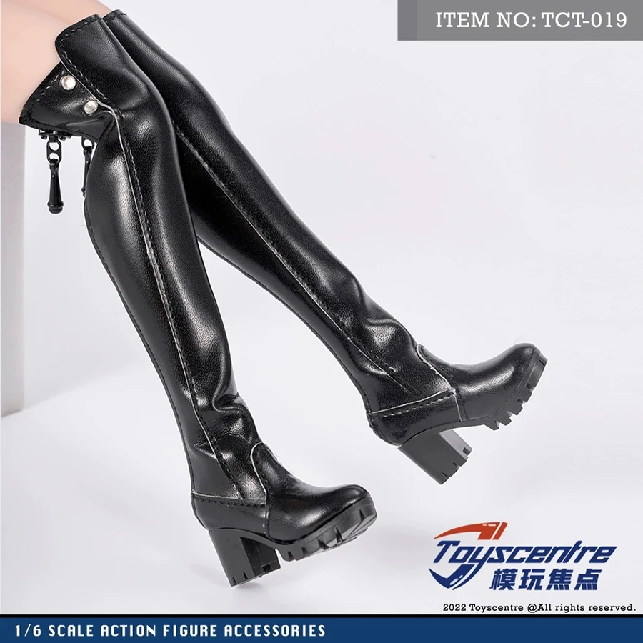 

Toys Centre TCT-019 1/6 Female Long Boots Hollow Heels Shoes Model Clothes Accessories Fit 12'' Action Figure Body Dolls