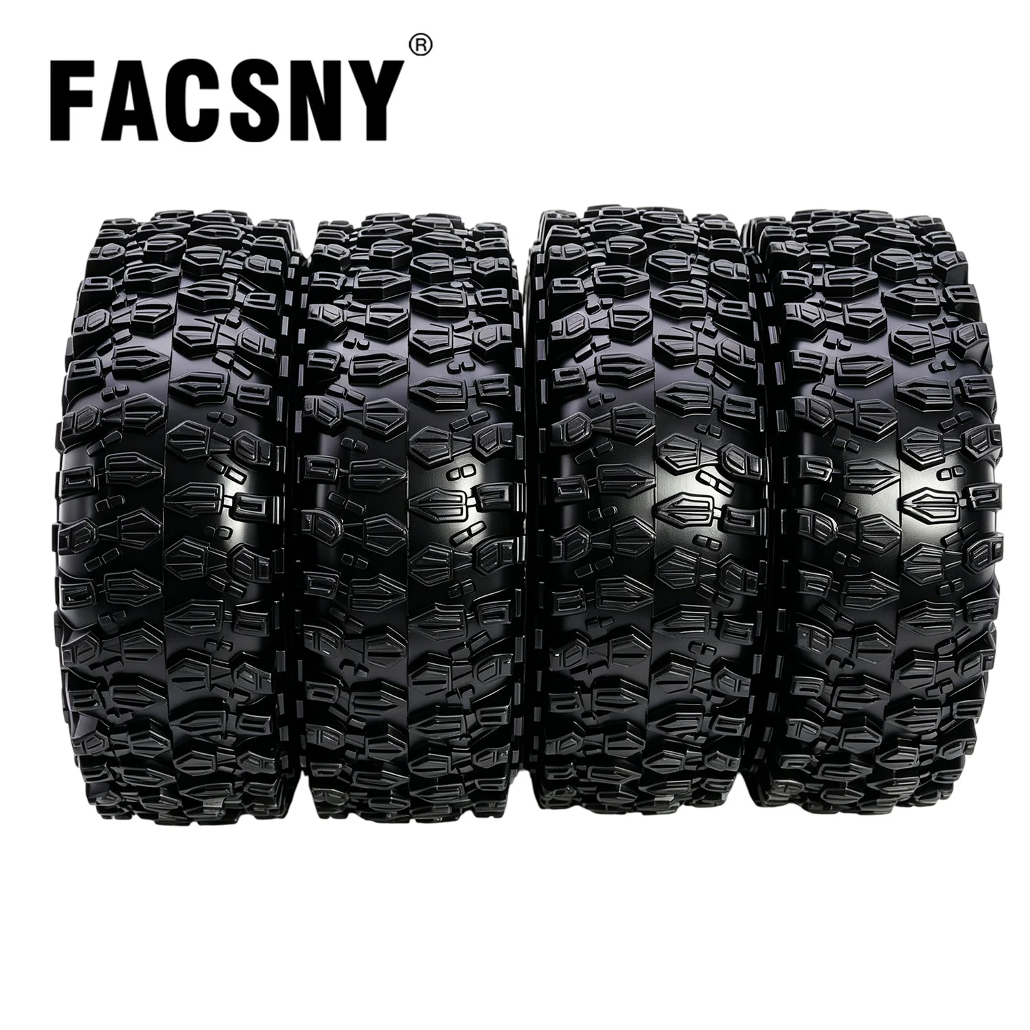 4PCS 1.9inch 112*38mm Tires Tyres 1/10 RC Crawler Car for AXIAL SCX10 II III Wltoys Traxxas Redcat Rock RC4WD D90 Upgrade Part