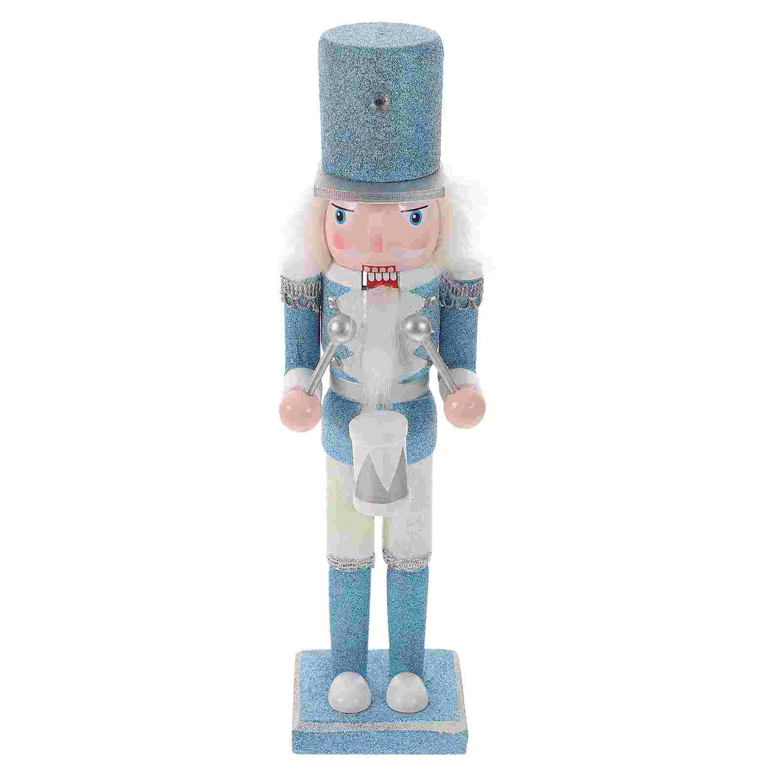 

Mini Nutcracker Ornament Inflatable Christmas Decorations Outdoor Wood Nutcrackers Small