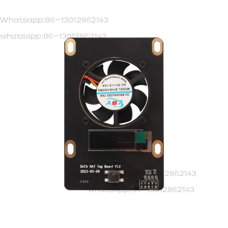 SATA HAT TOP board for Penta SATA HAT extended IP display and cooling