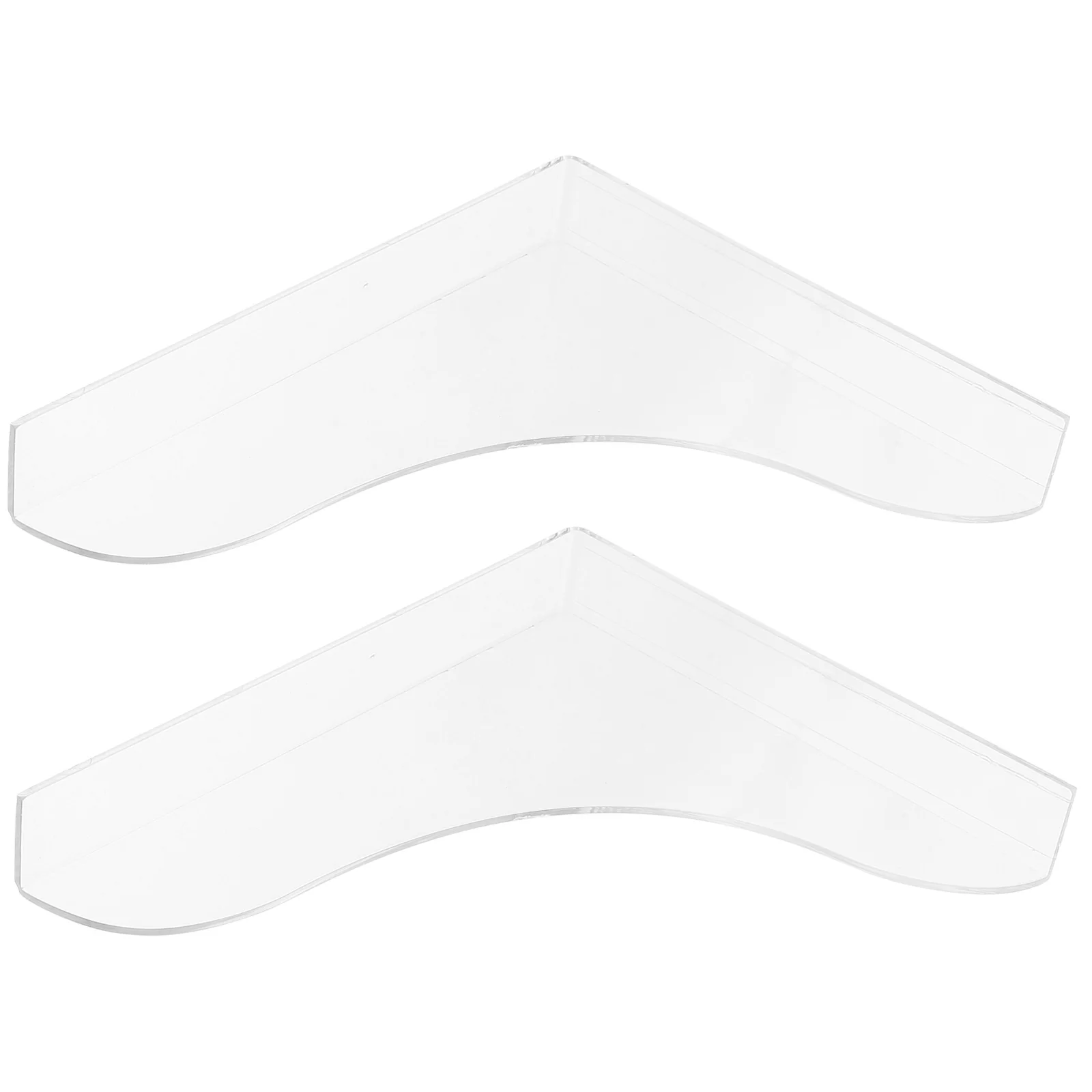 

2 Pcs Water Trough Splash Guard Bathtub Guards Proof Door Barrier Bathroom Sink Shower Blocker Washbasin