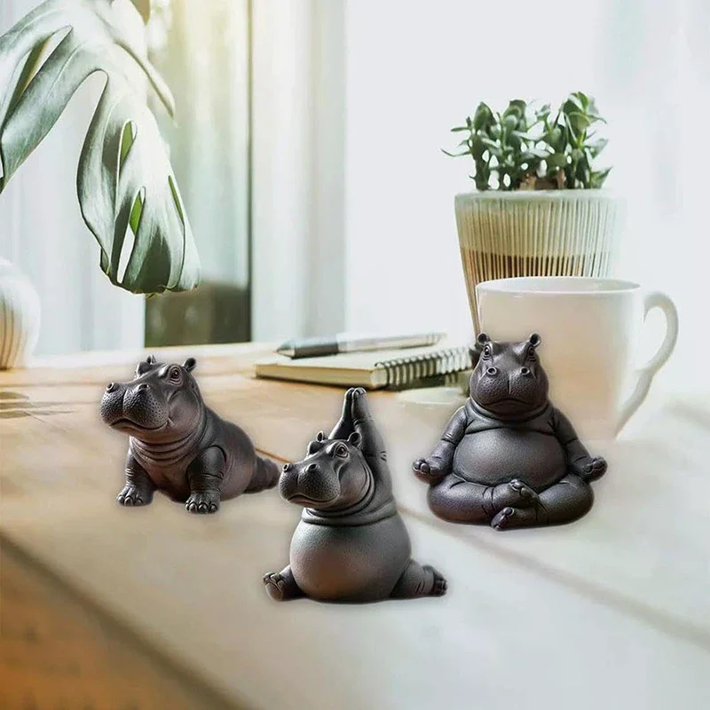 Handcrafted Yoga Master Hippo - Yoga Fitness Model ulasan dan harga