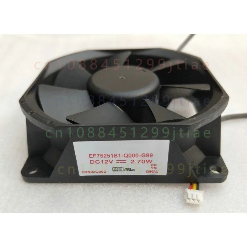 НОВЫЙ ОРИГИНАЛЬНЫЙ ВЕНТИЛЯТОР EF75251B1-Q000-G99 12В 2,7Вт ДЛЯ ПРОЕКТОРА OPTOMA GT5500