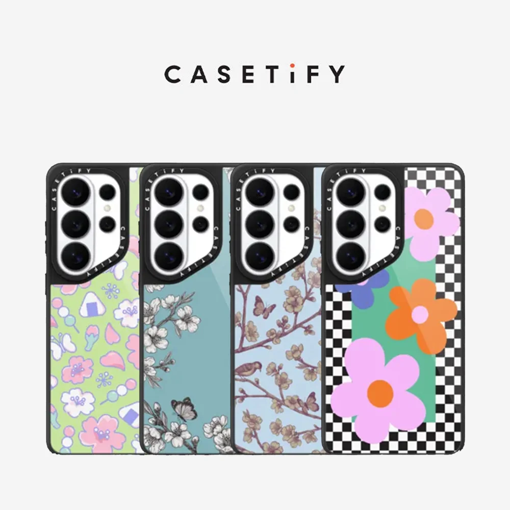CASETiFY Floral print Series Magnetic Drop-proof Case for Samsung Galaxy S23 S24 S25 S26+ Ultra Plus Protect Cover