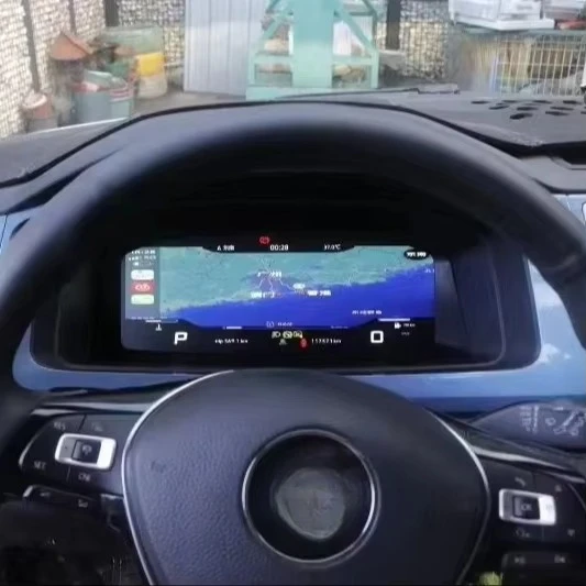 Canonic 12.3 Inch Digital Instrument Linux System Car Cluster for Multivan T6 Cluster Speed Meter
