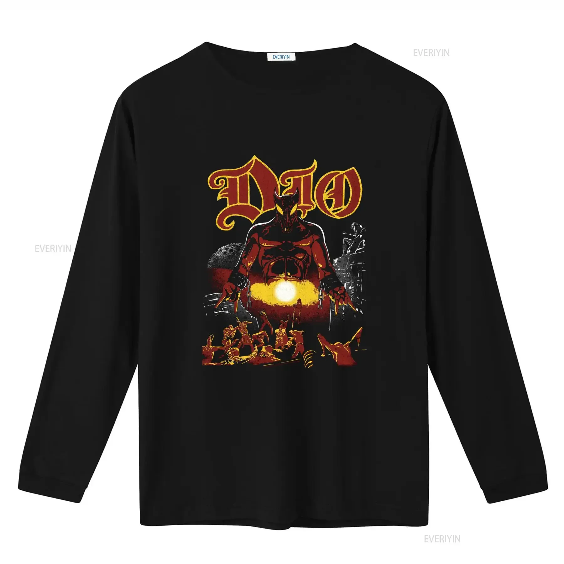 DIO Band LAST IN LINE 2 Album Cover T Shirt XXL 2X New Rock Music Merch Holy Diver Magica Highways Design vintage Washed