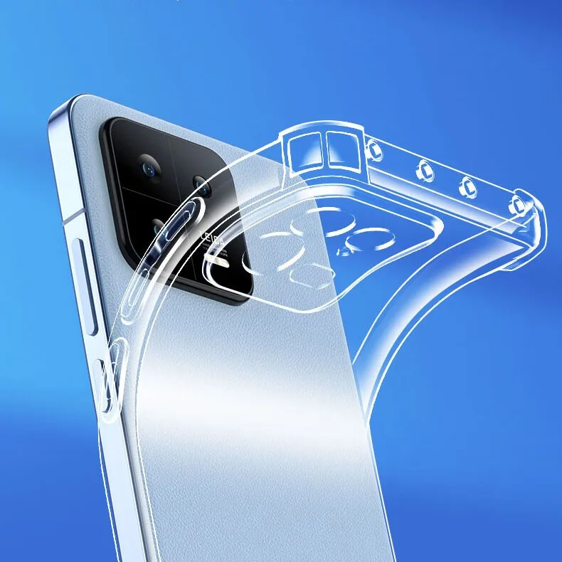 Ultradunne Airbag Telefoonhoesje Voor Xiaomi 13 Pro Ultra Lite Camera Beschermende Zachte Siliconen Airbag Hoes Mi Xiaomi13pro 13Lite Tas