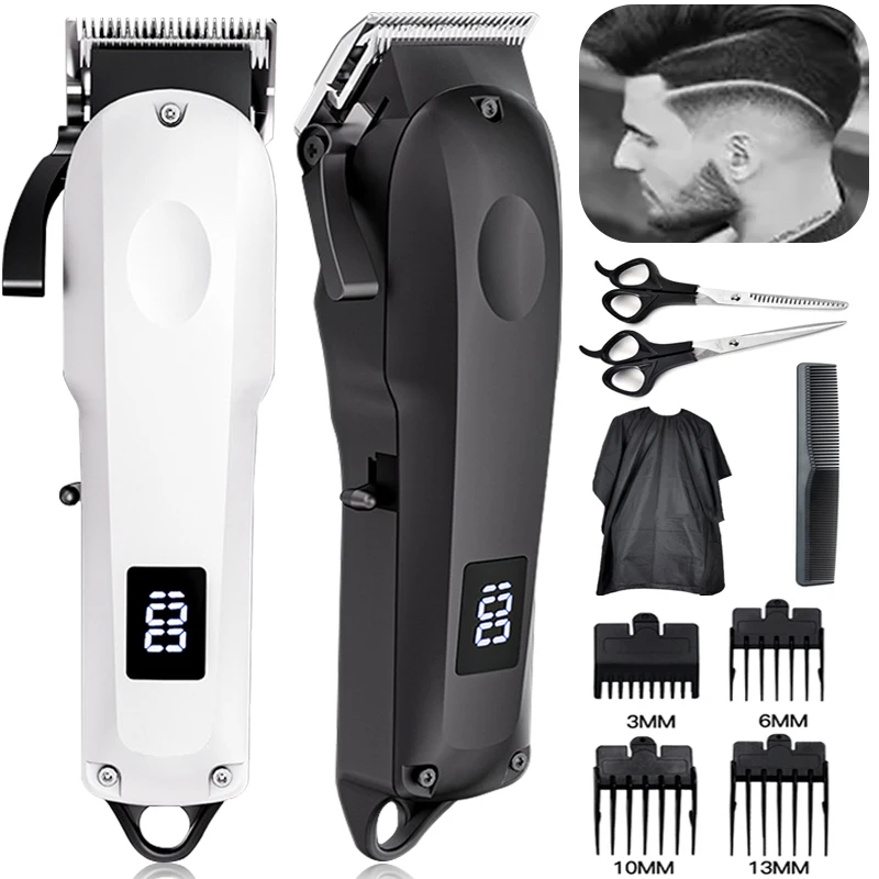 

Professional Hair Clipper for Men Rechargeable Man Hair Trimmer Shaver Electric Hair Cutting Machine Barber Hair Cutting Clipper