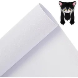 Custom Fursuit Eye Mesh 39x11.8inch White PVC Plastic Net 0.2mm Thick Waterproof Printable Mesh for Furries Cosplay Props