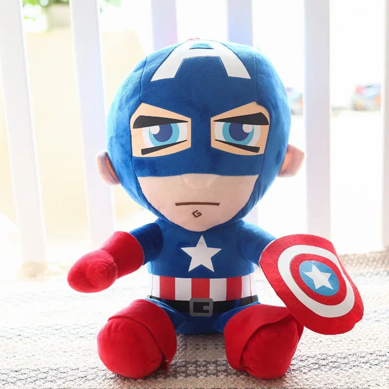 26cm film Avengers pluszowa zabawka superbohaterowie Spider-Man Kapitan Ameryka Iron Man lalka nadziewane zabawki dla dzieci prezent