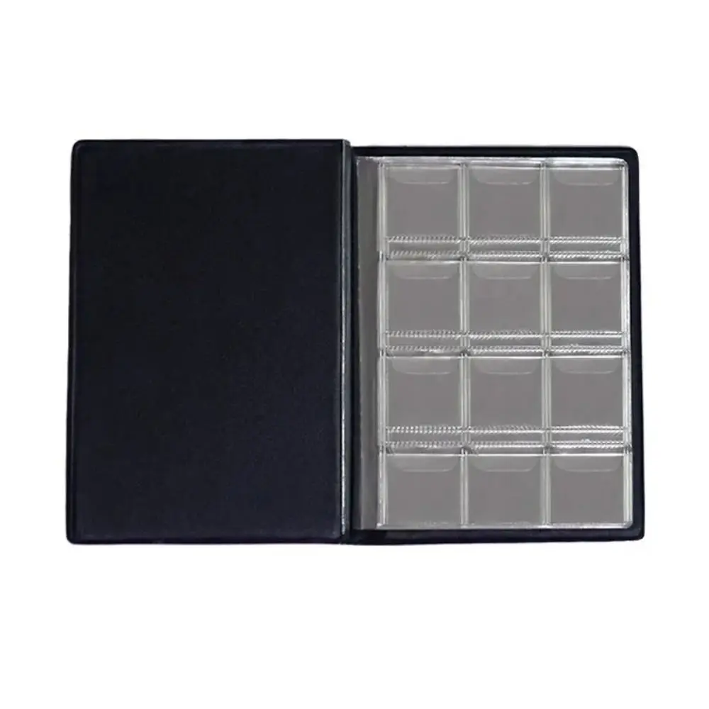 Premium PU Leather Coin Album PVC Film Anti-lost Coin Collection Book Durable Multi-Use Collecting Money Organizer Gifts