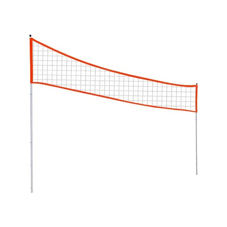 

Strong durable outdoor sport portable easy to install adjustable height beach Lawn volleyball net rack and badminton net rack