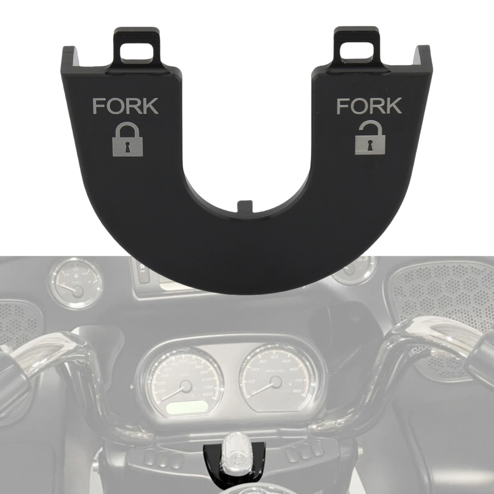 Motorcycle Ignition Switch Panel Trim For Harley Davidson Road Glide 2015-2024