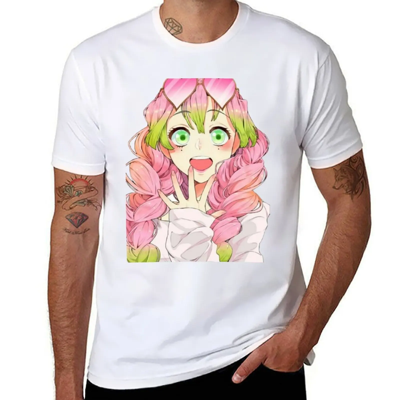 

Mitsuri Kanroji T-Shirt t shirt men 100% cotton luxury brand essential t shirt
