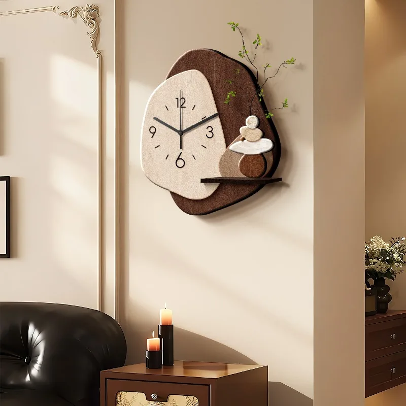 T*-Aesthetic Creative Wall Watch Modern Interior Digital Minimalist Nordic Clock Wall Silent Xenomorph Reloj De Pared Wall Decor