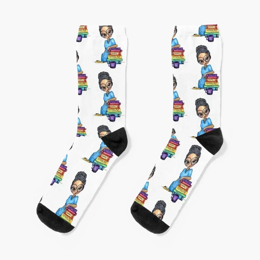 

Nursing student - black Socks luxury winter gifts loose new year Women's Socks Men's