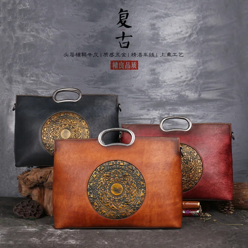 

Fashion Multicolor Women Luxury Designer Messenger Bag 100 Real Cowhide Leather Bolso Art Hand Painted Fashion Bags