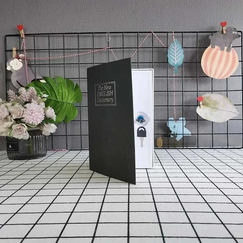 Safe Lock Cash Money Coin Storage Key Locker Kid Security Mini Dictionary Safe Box Book Money Hide Secret Security